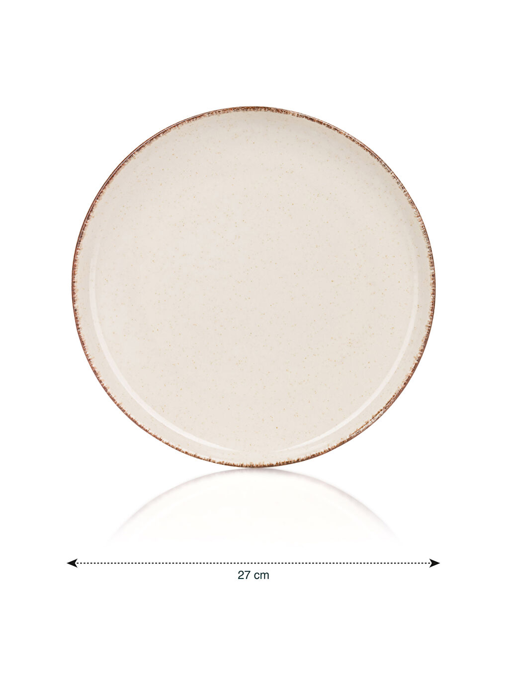 Plain Porcelain Serving Plate Set of 4-4