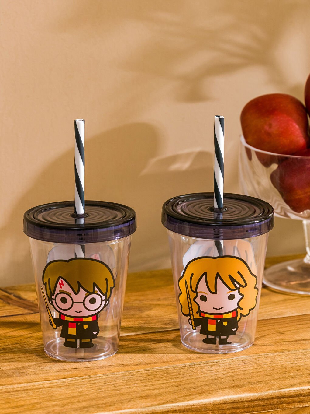 LCW HOME Harry Potter Printed Straw Cup 2 Pack 450 Ml -S3GN69Z8-F9C