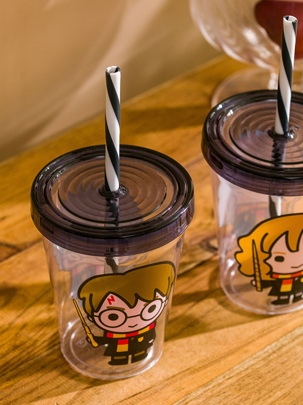 LCW HOME Harry Potter Printed Straw Cup 2 Pack 450 Ml -S3GN69Z8-F9C