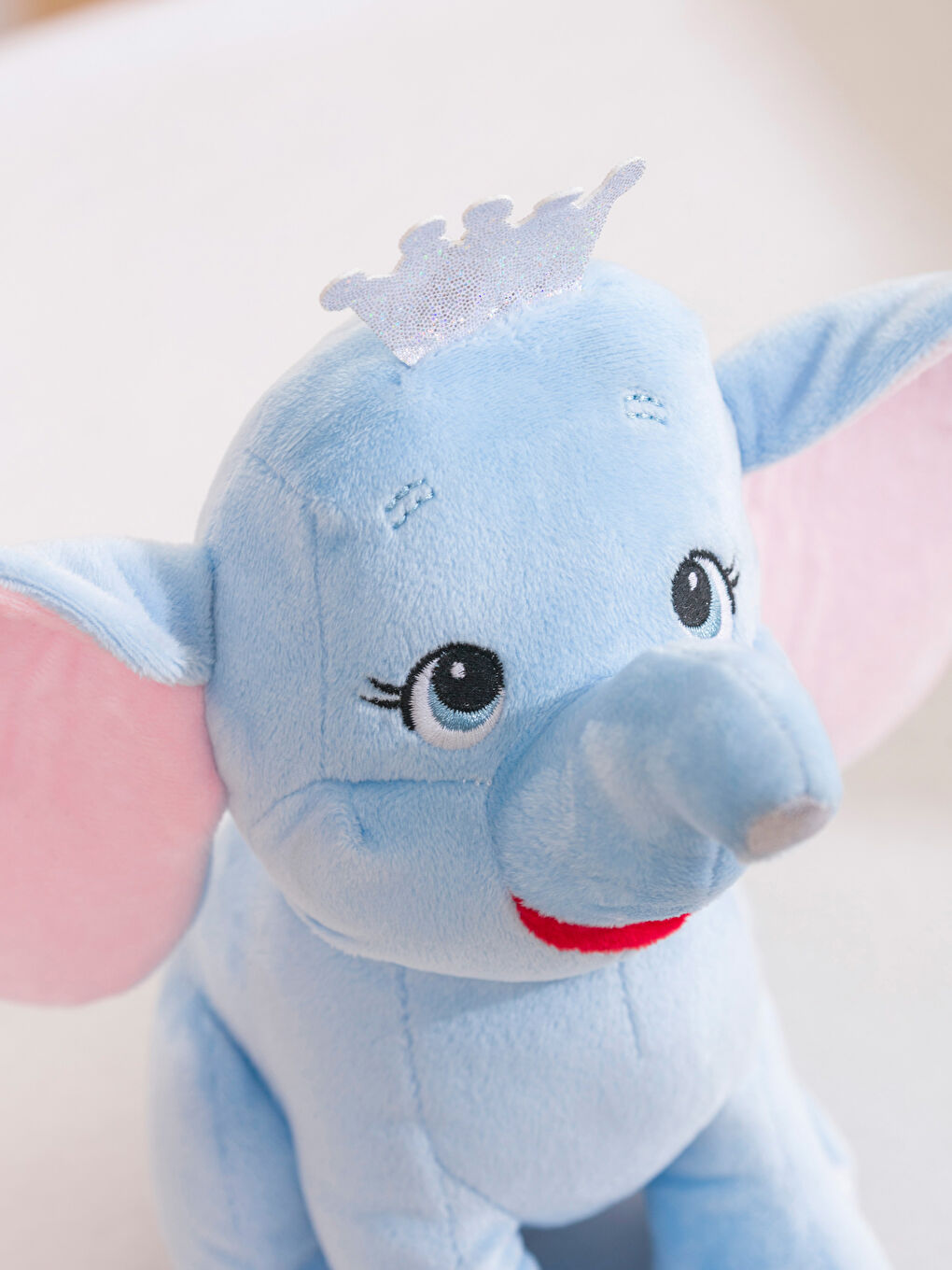 Elephant Embroidered Plush Stuffed Baby Pillow 30 Cm-5