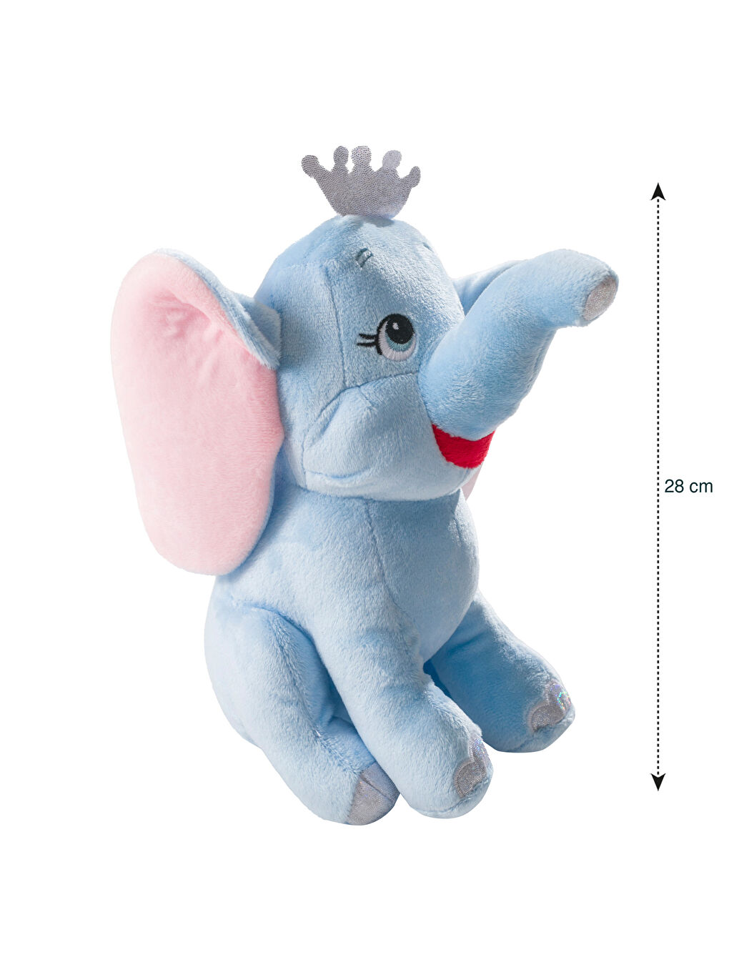 Elephant Embroidered Plush Stuffed Baby Pillow 30 Cm-6