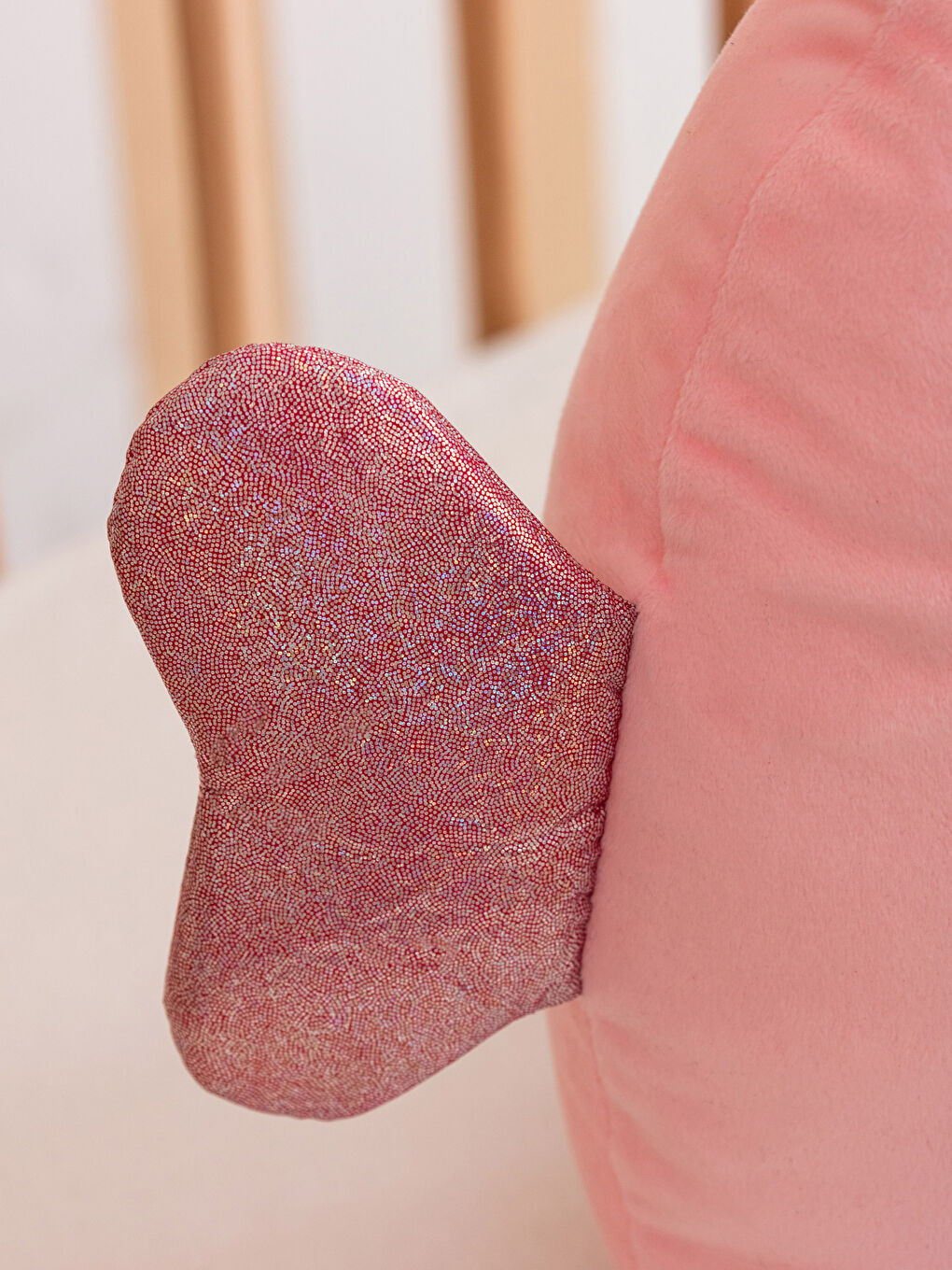 Pelüş Nakışlı Dolgulu Bebek Kırlent-3