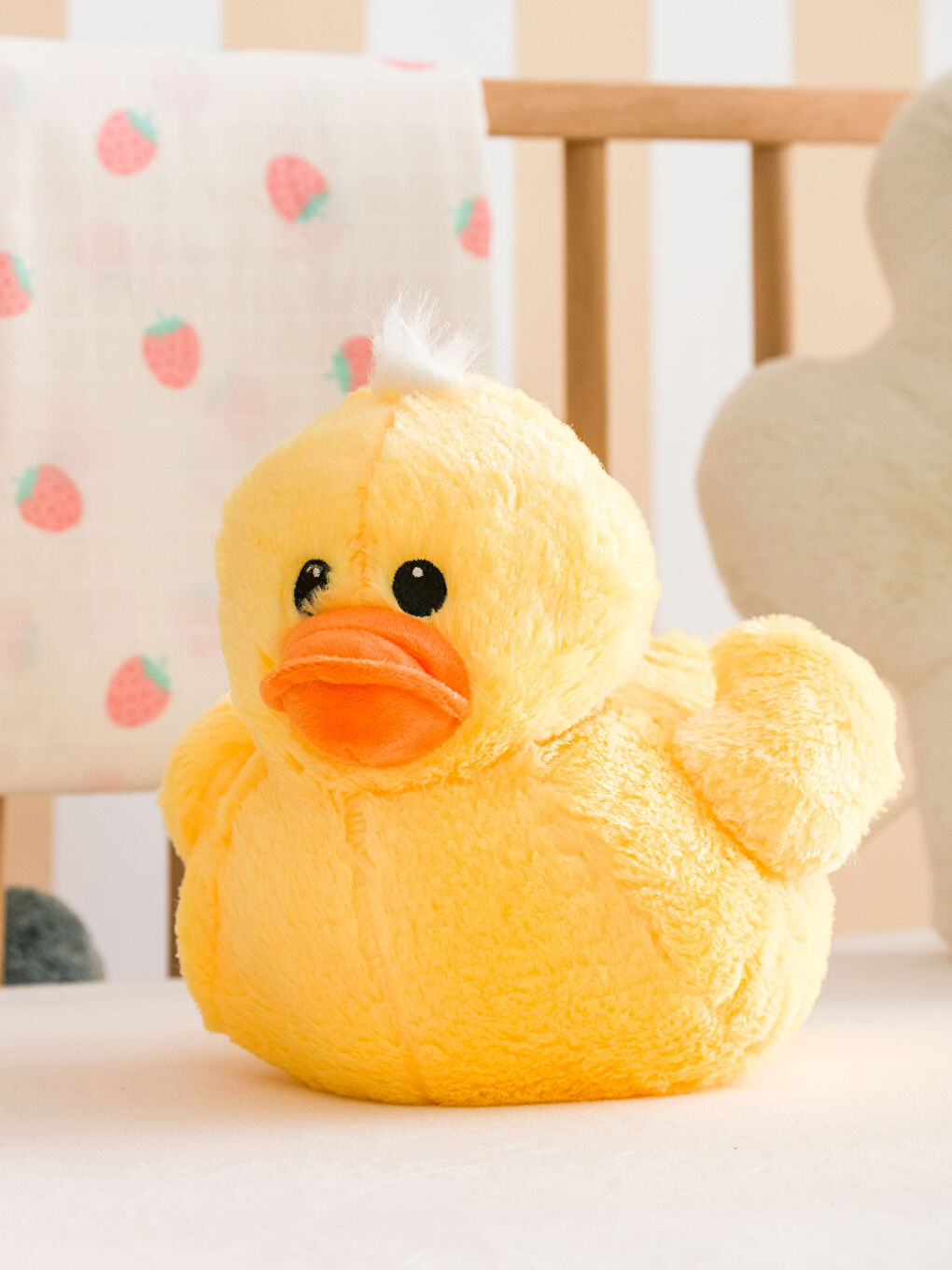 Karışık Ördek Nakışlı Dolgulu Bebek Kırlent 27 cm