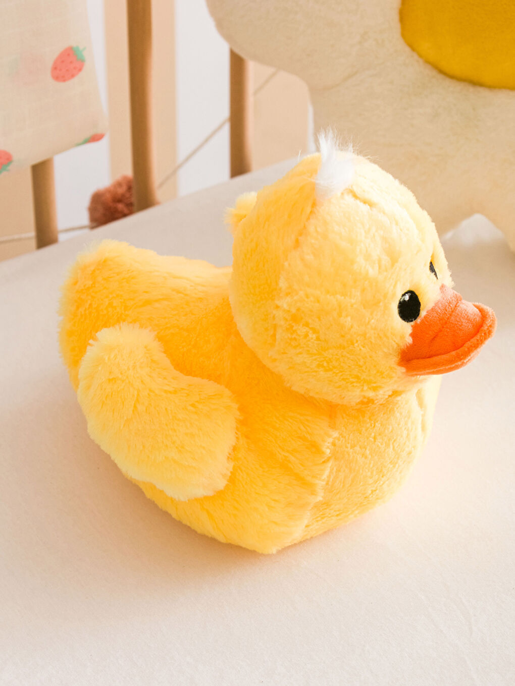 Karışık Ördek Nakışlı Dolgulu Bebek Kırlent 27 cm-1