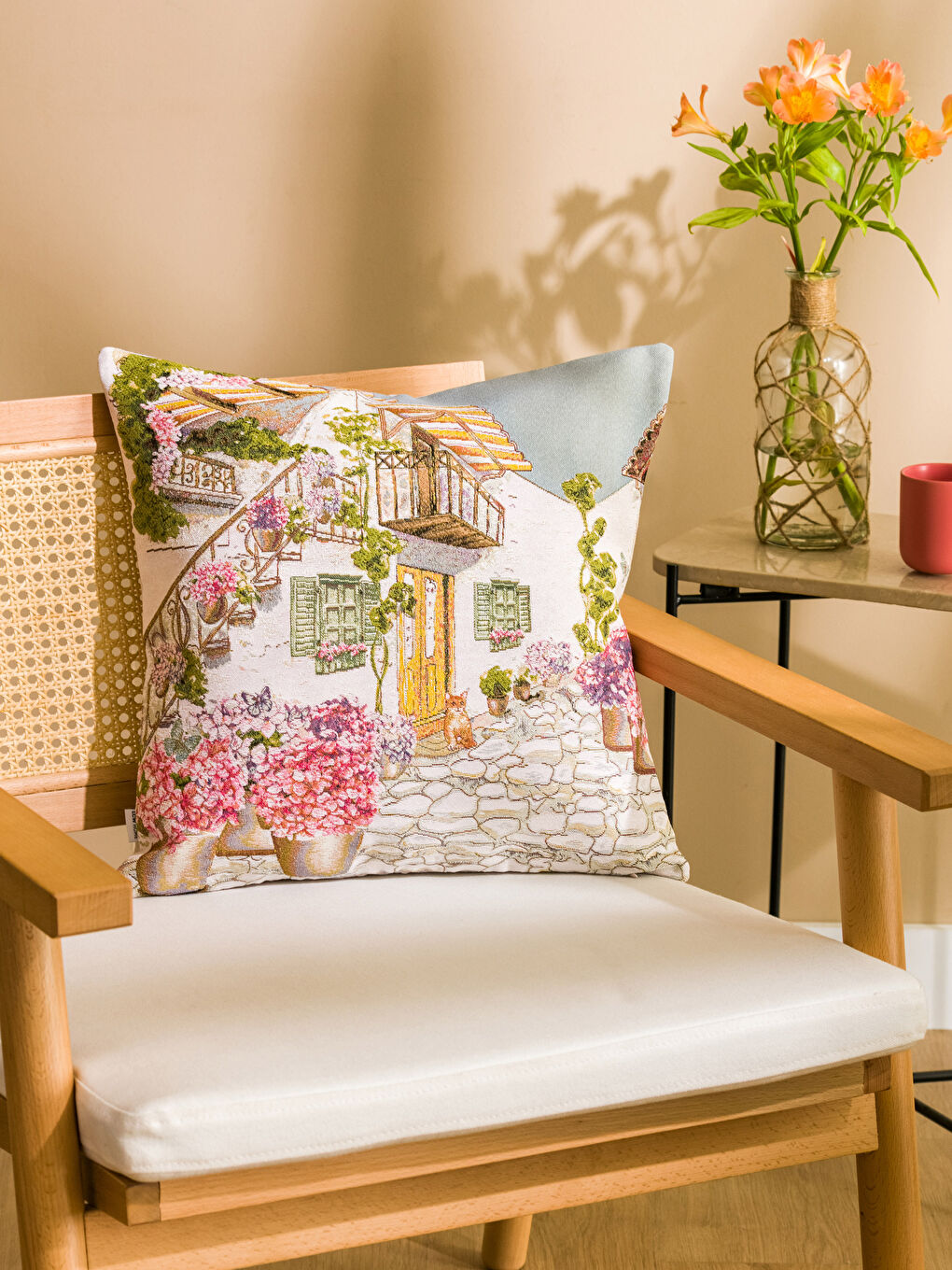 Printed Cushion Case 45x45 cm