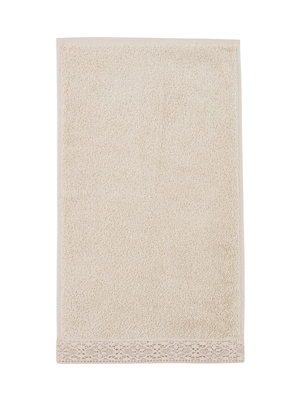 Lace Detailed Cotton Hand Towel 30x50 Cm-4