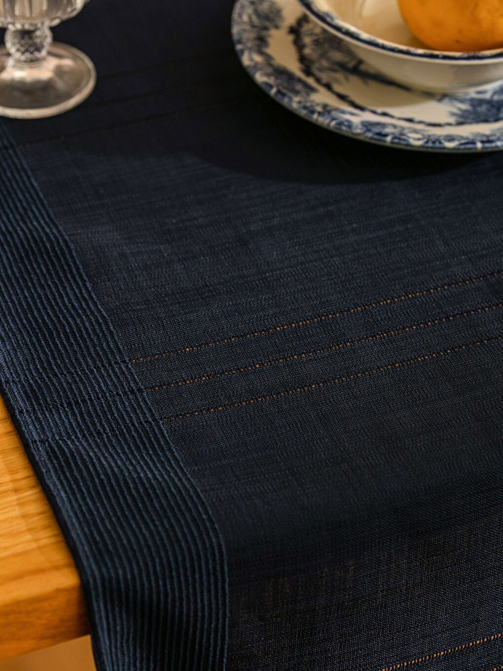 LCW HOME Lacivert Çizgili Runner 45x150 cm - 2