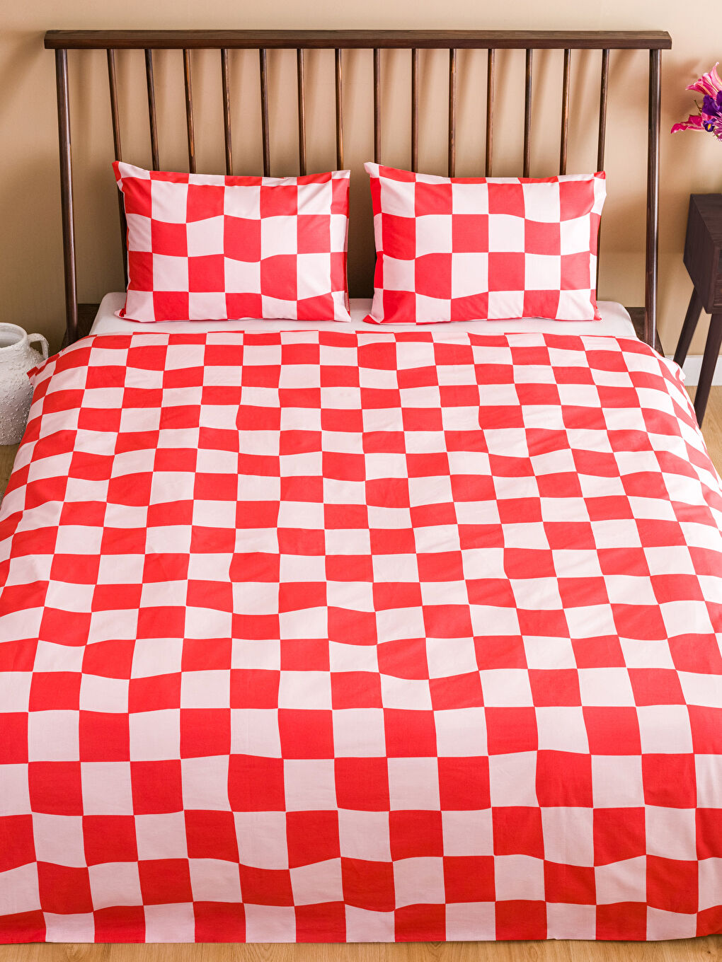 Double Sided Patterned Double Duvet Cover Set -S3GU46Z8-F9C
