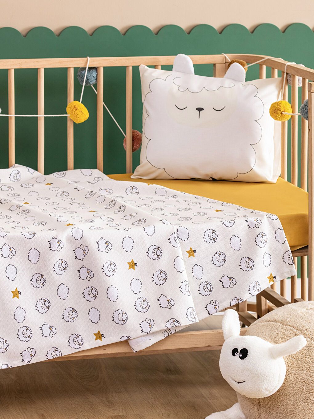 Printed Cotton Baby Pique Set