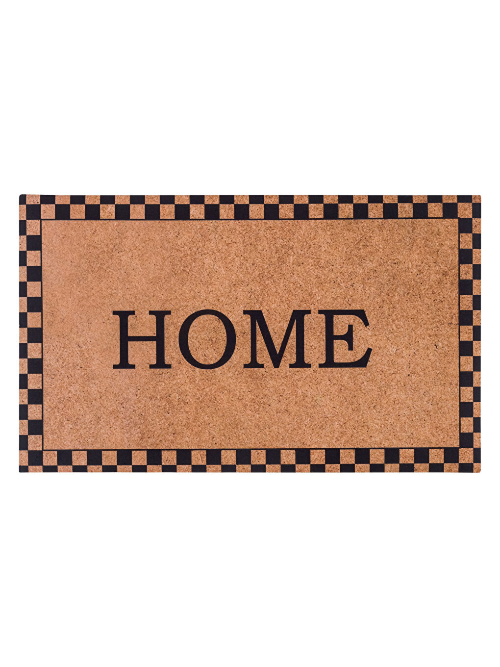 Siyah Baskılı Kapı Önü Paspası 45x75 cm-4