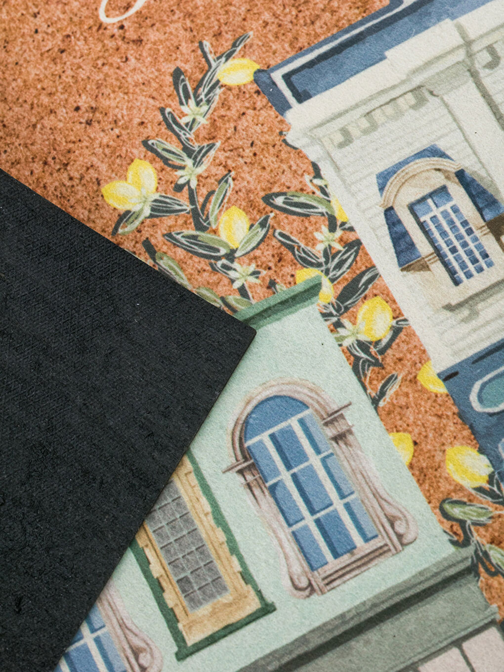 Karışık Baskılı Kapı Önü Paspası 45x75 cm-2