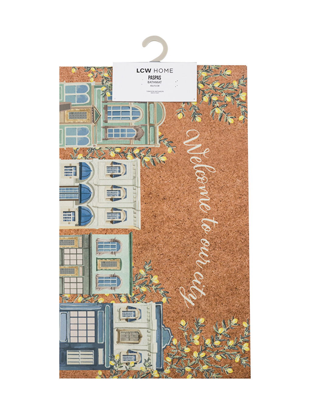 Karışık Baskılı Kapı Önü Paspası 45x75 cm-3