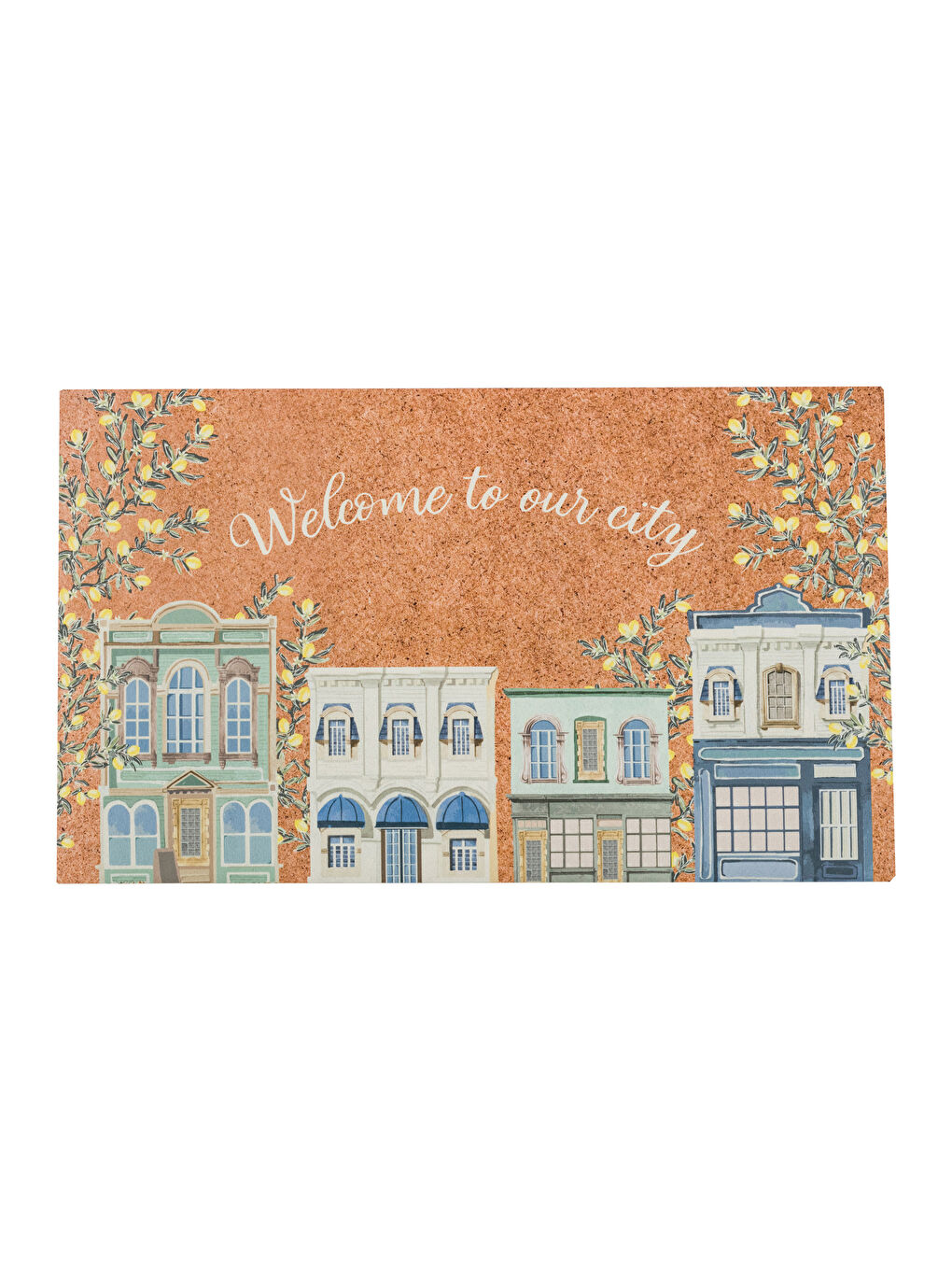 Karışık Baskılı Kapı Önü Paspası 45x75 cm-4