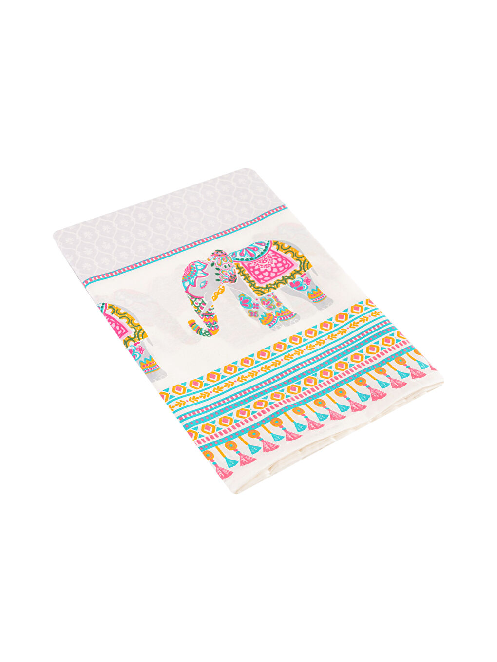 Karışık Fil Baskılı Masa Örtüsü 150x200 cm-4