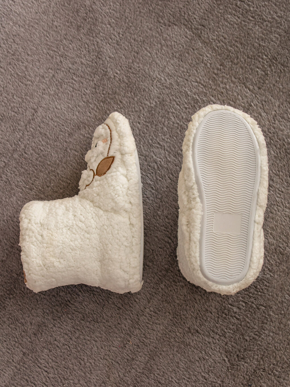 Women's Home Boots with Plush Animal Figures-2