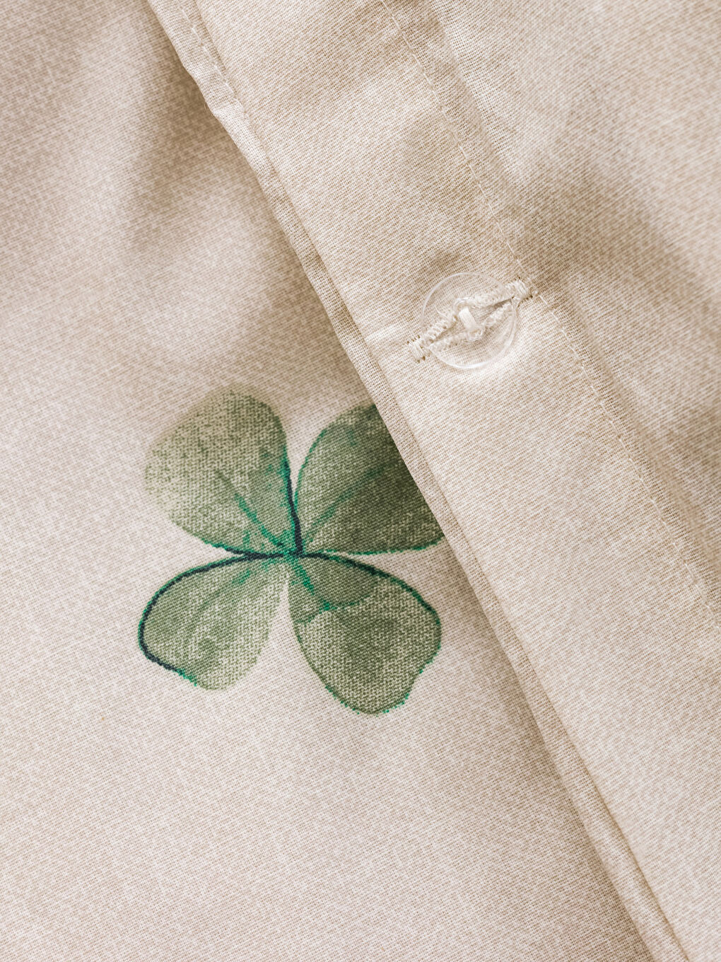 Karışık Yonca Baskılı Ranforce Çift Kişilik Nevresim Seti-5