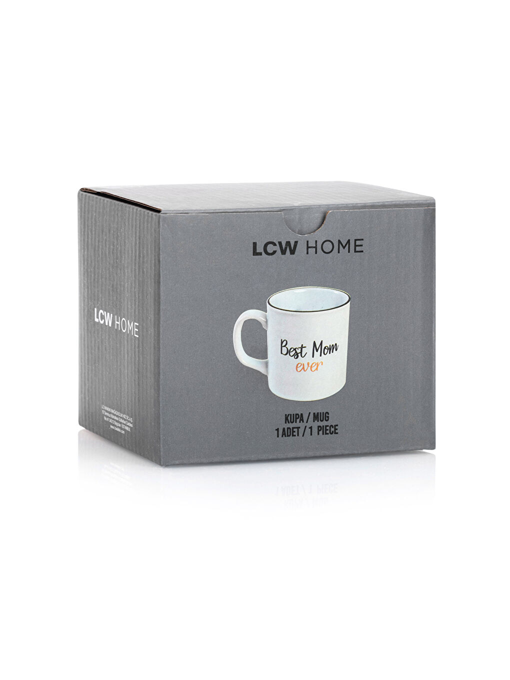 LCW HOME Karişik Baskılı Seramik Kupa 320 ml - 3