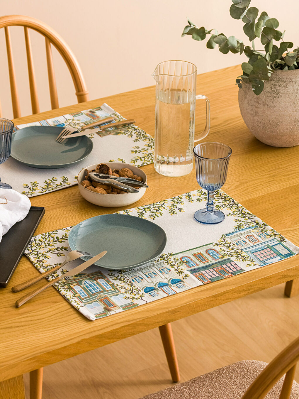 Подтарельник с принтом, 2 упаковки, 33x50 см