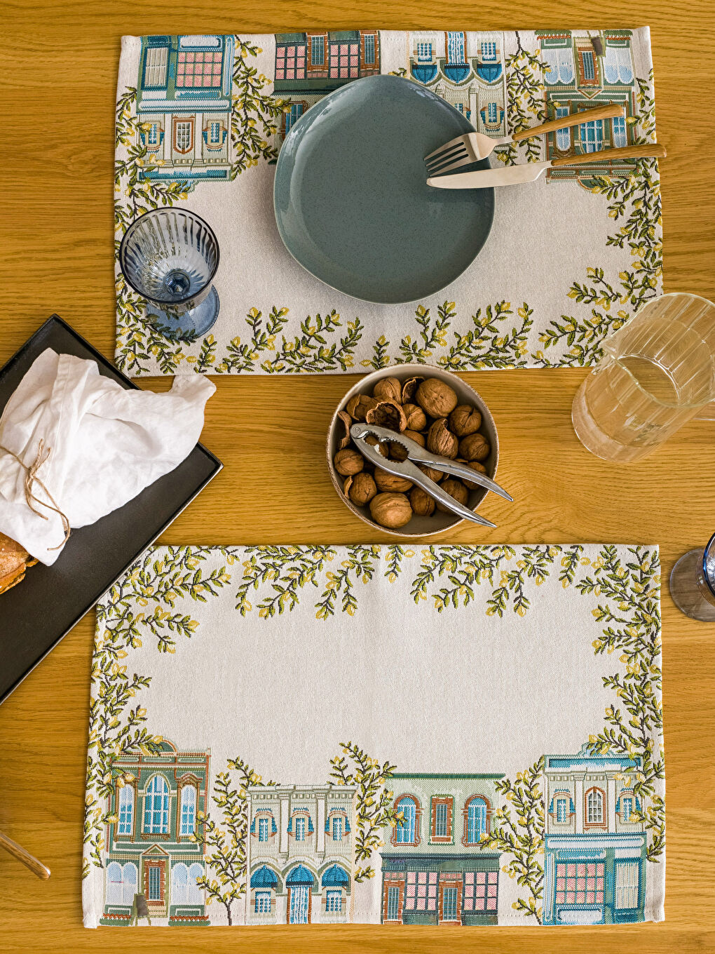 Подтарельник с принтом, 2 упаковки, 33x50 см-1