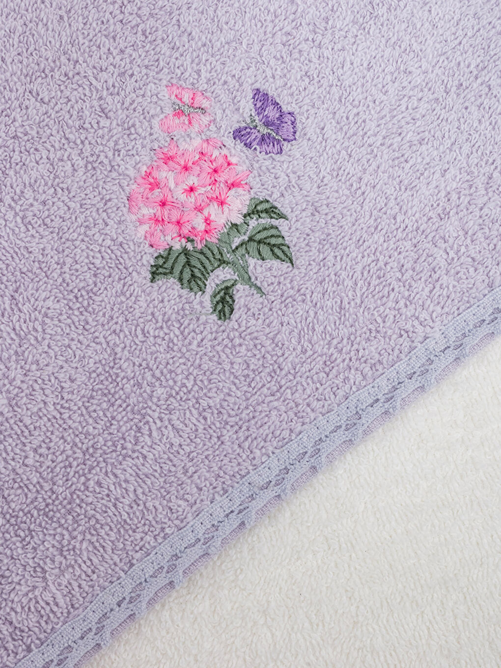 Serviette d'invité brodée 2 pcs 30x50 cm-3