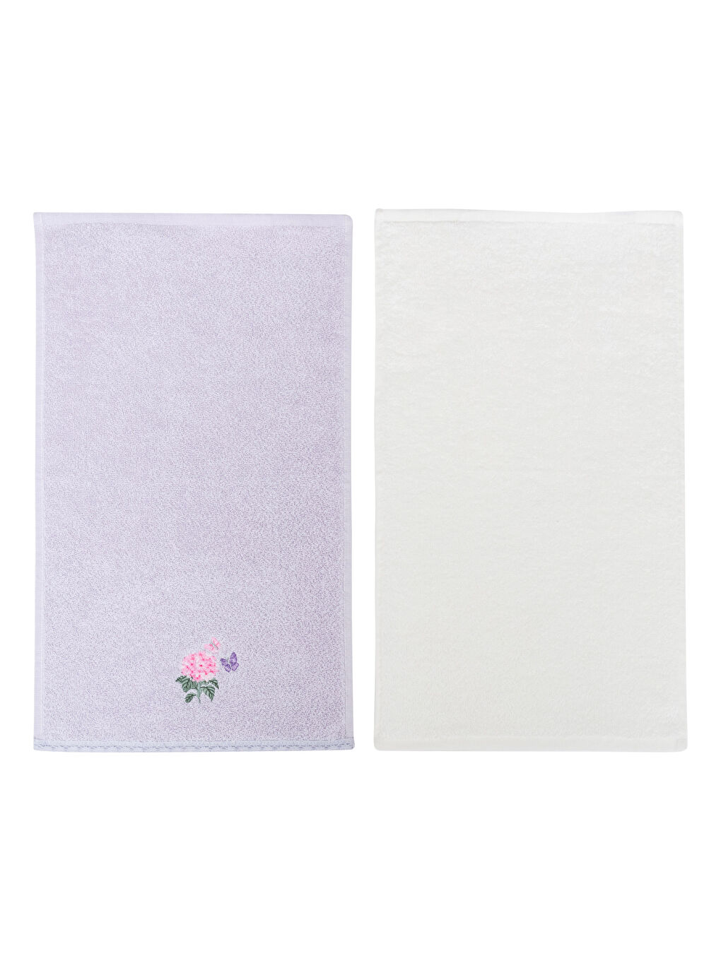 Serviette d'invité brodée 2 pcs 30x50 cm-4
