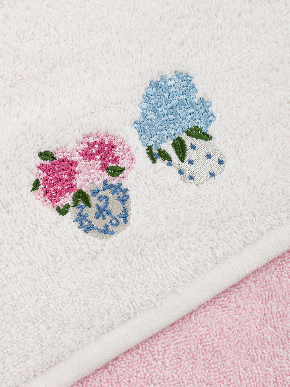 Serviette d'invité brodée 2 pcs 30x50 cm-3