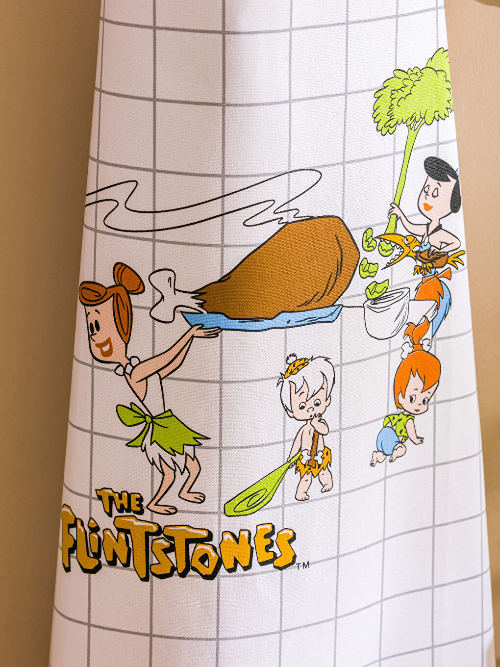 Karışık Taş Devri Baskılı Mutfak Önlüğü-2