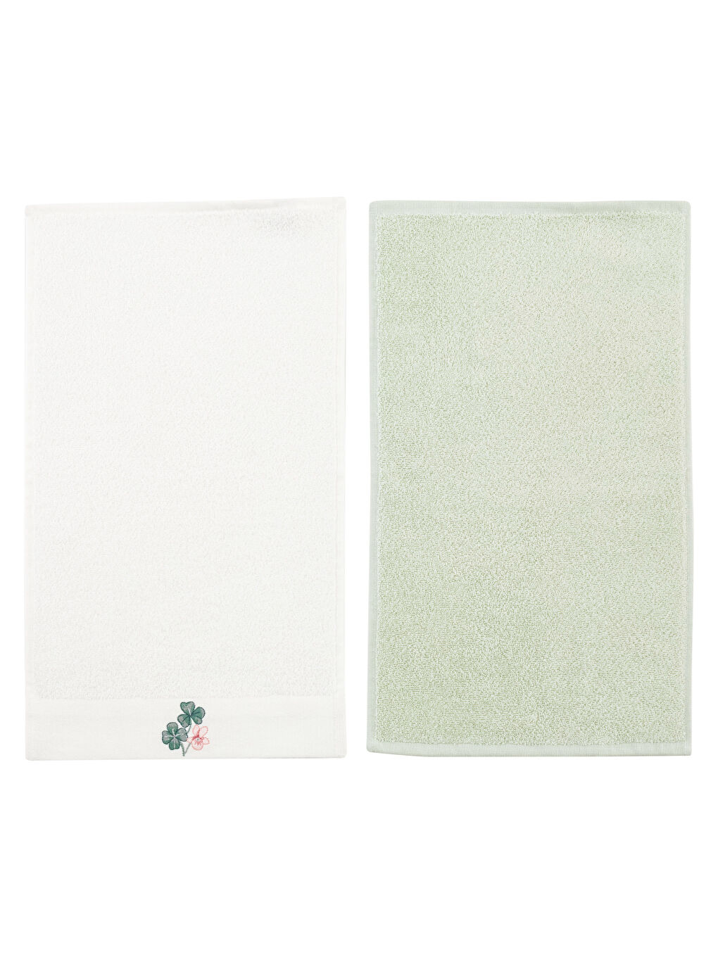 Serviette d'invité brodée 2 pcs 30x50 cm-4