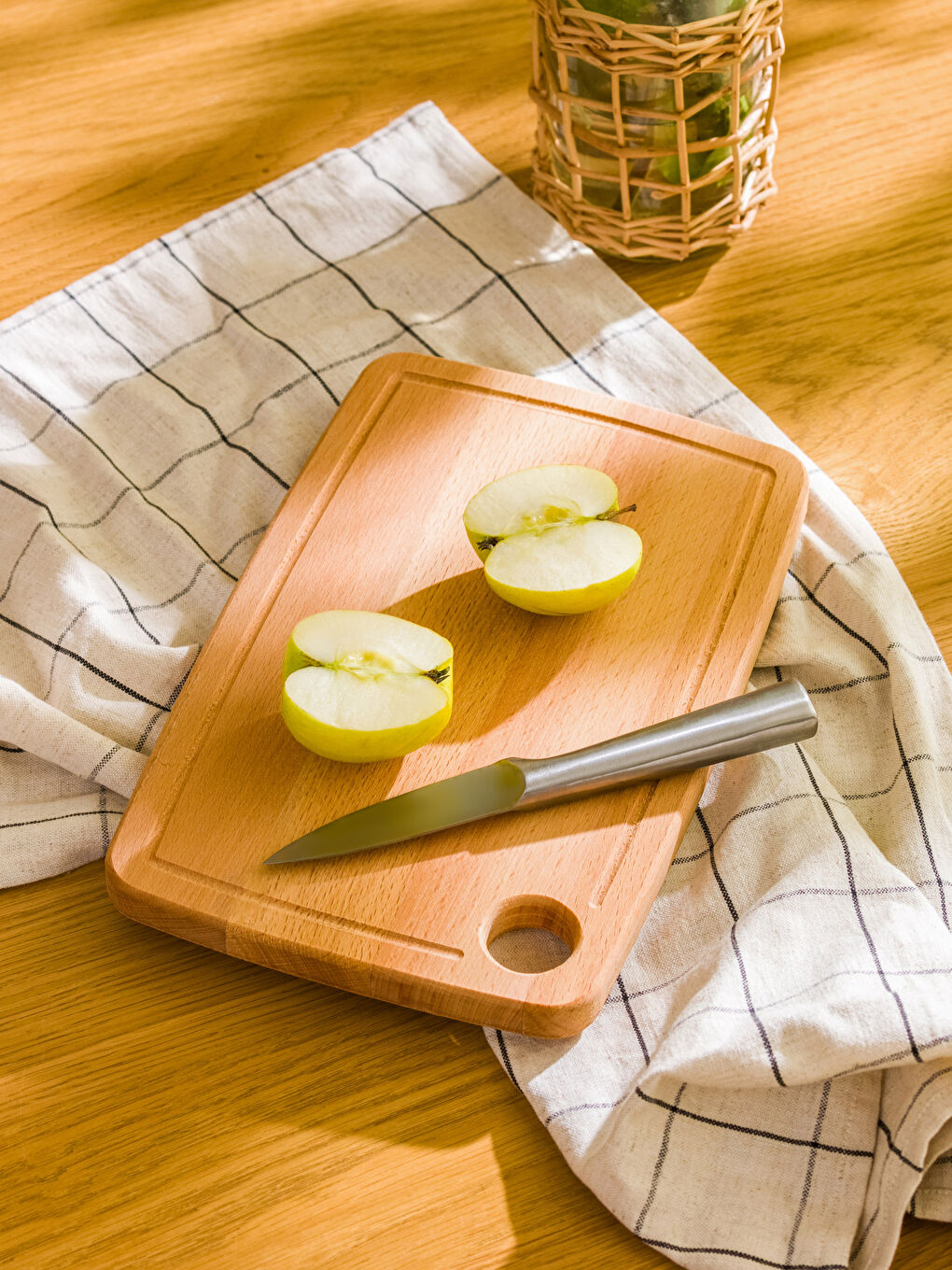 لوح تقطيع خشبي 18x28 سم