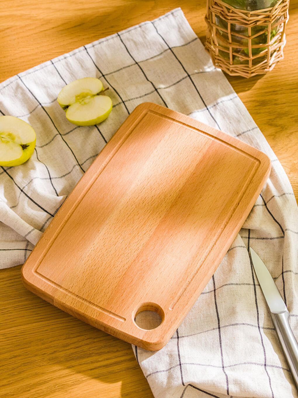 لوح تقطيع خشبي 18x28 سم-1