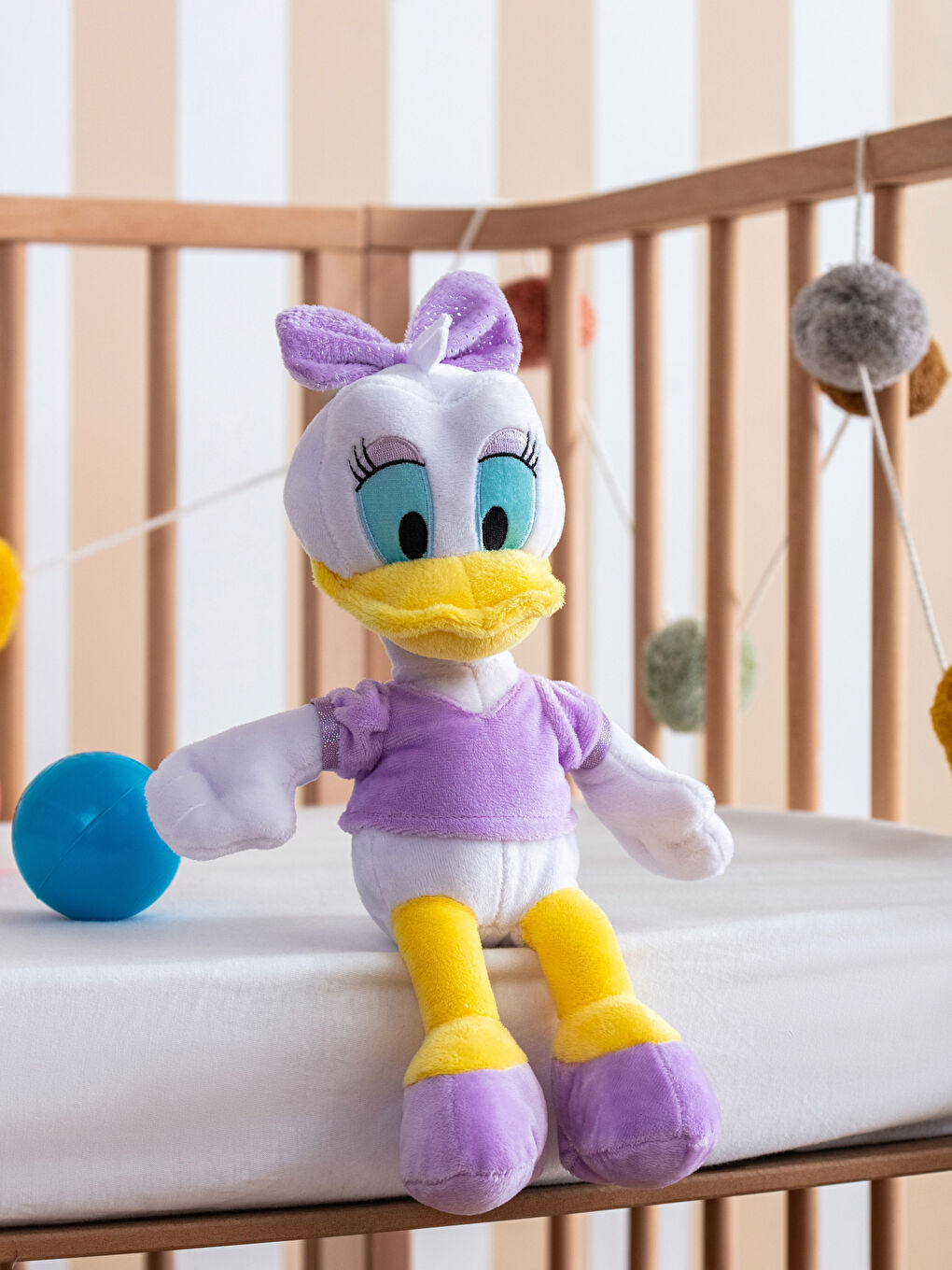 Karışık Nakışlı Dolgulu Bebek Kırlent 38 cm