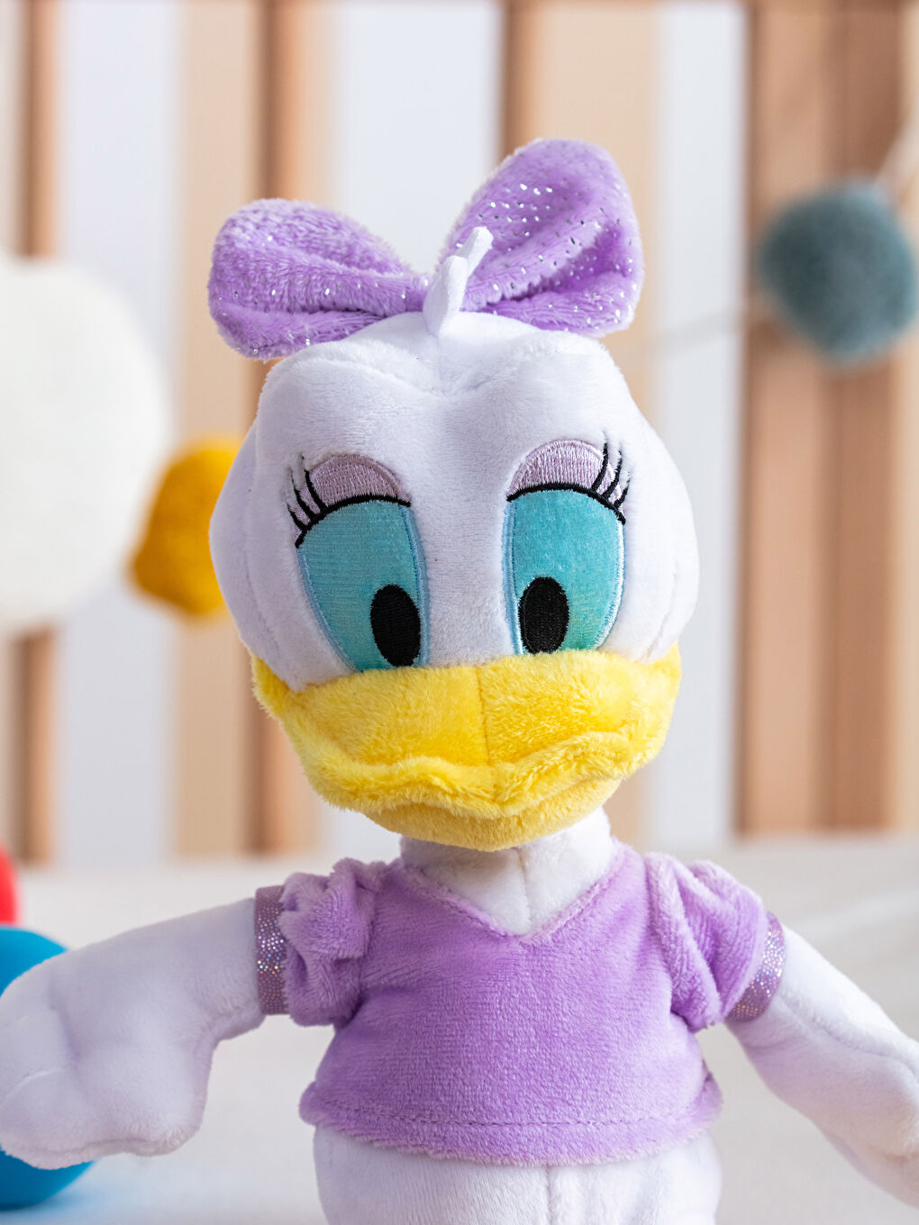 Karışık Nakışlı Dolgulu Bebek Kırlent 38 cm-1