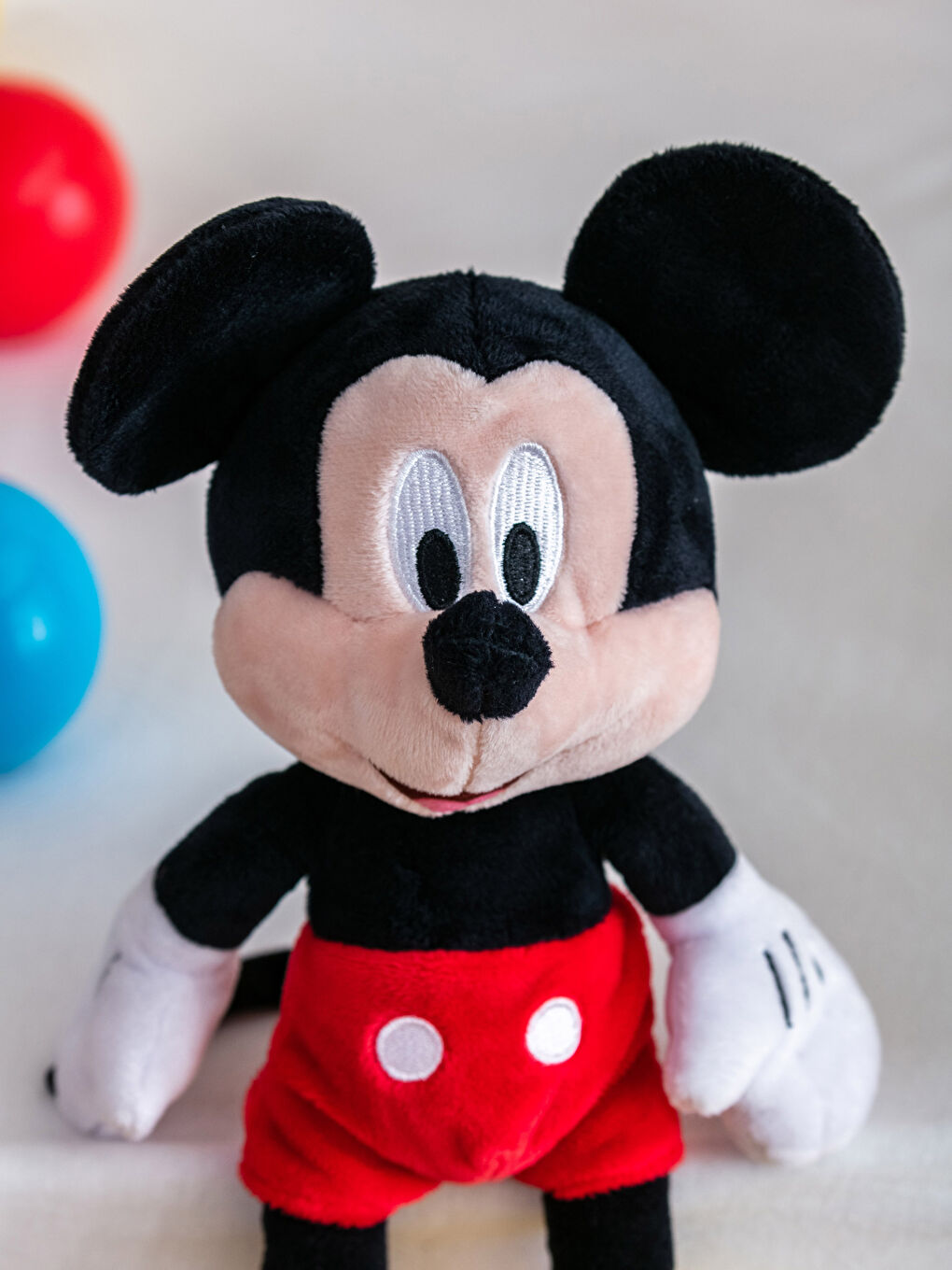 Perna bebelușului Mickey Mouse Brodată Umplută 32 Cm-1