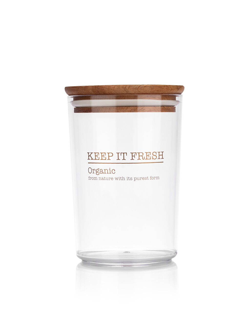 Slogan Printed Wooden Lid Storage Container-4
