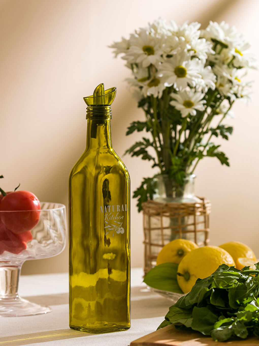 Karışık Cam Yağdanlık 500 ml