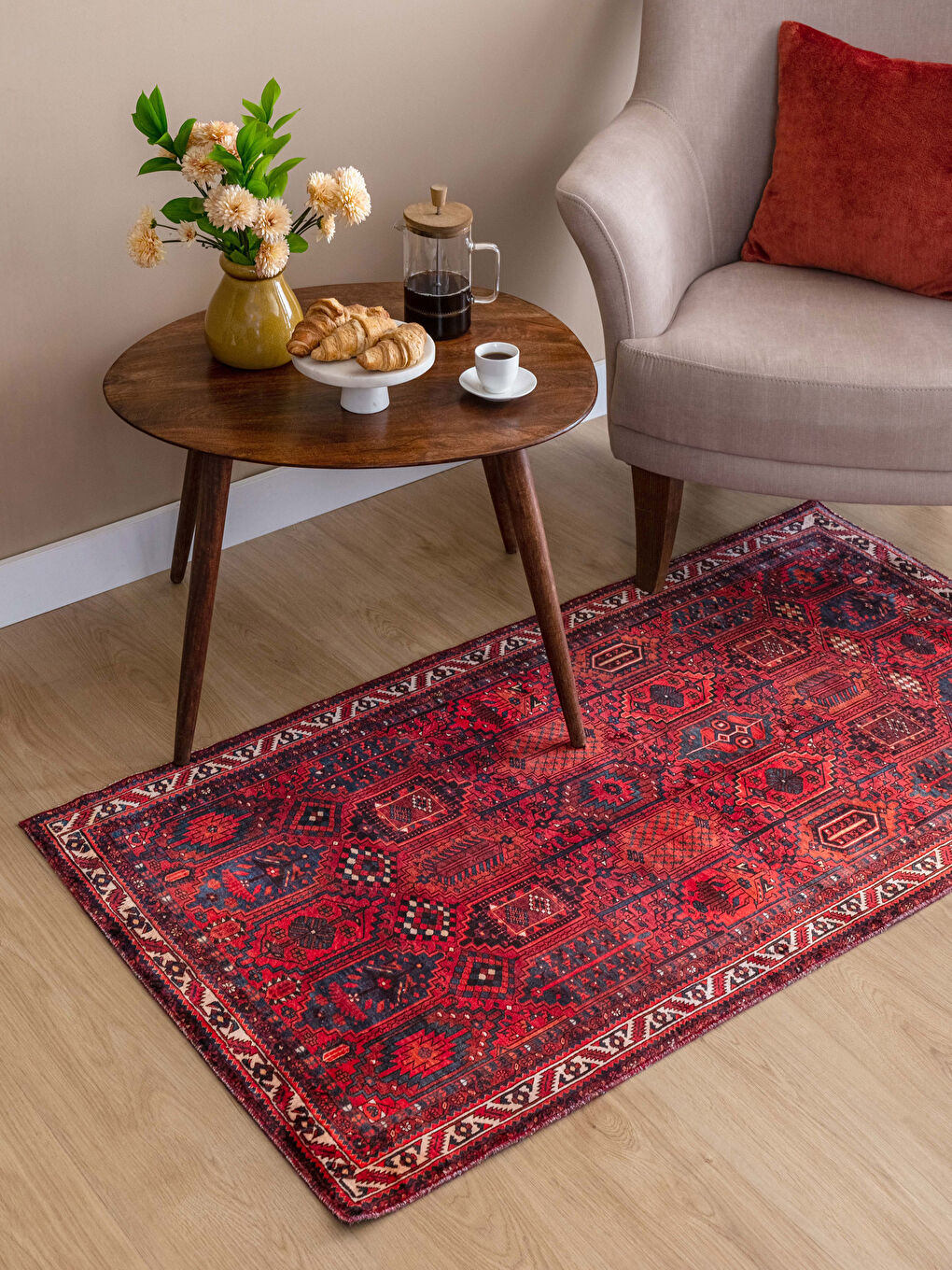 LCW HOME Etnik Desenli Halı 80x150 cm-1