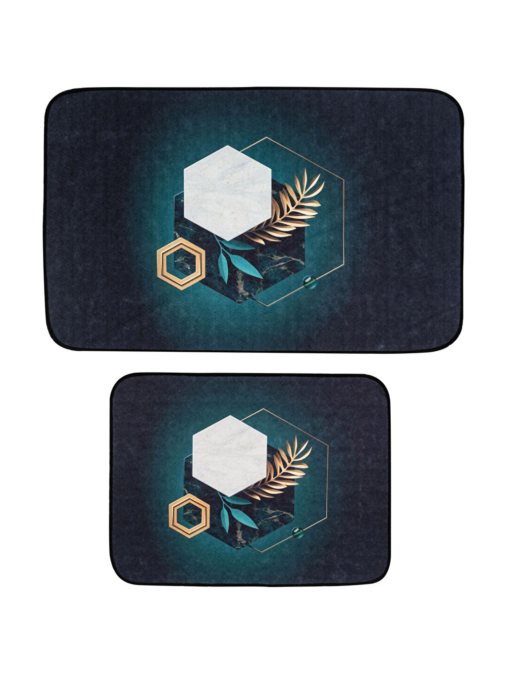 Printed Bath Mat 2 Pack -S3HM49Z8-M0T