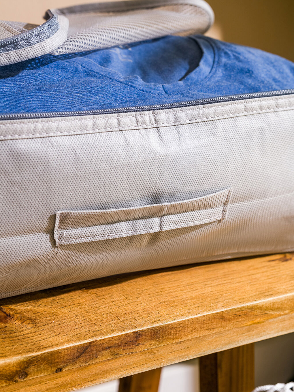 LCW HOME Zippered Organizer Storage Bag -S3HP09Z8-GYS