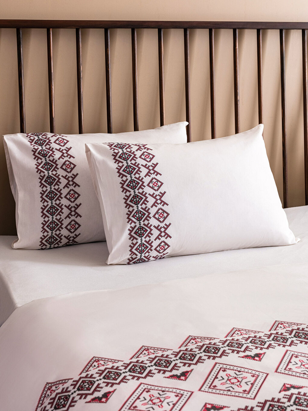 Printed Cotton Double Duvet Cover Set-2