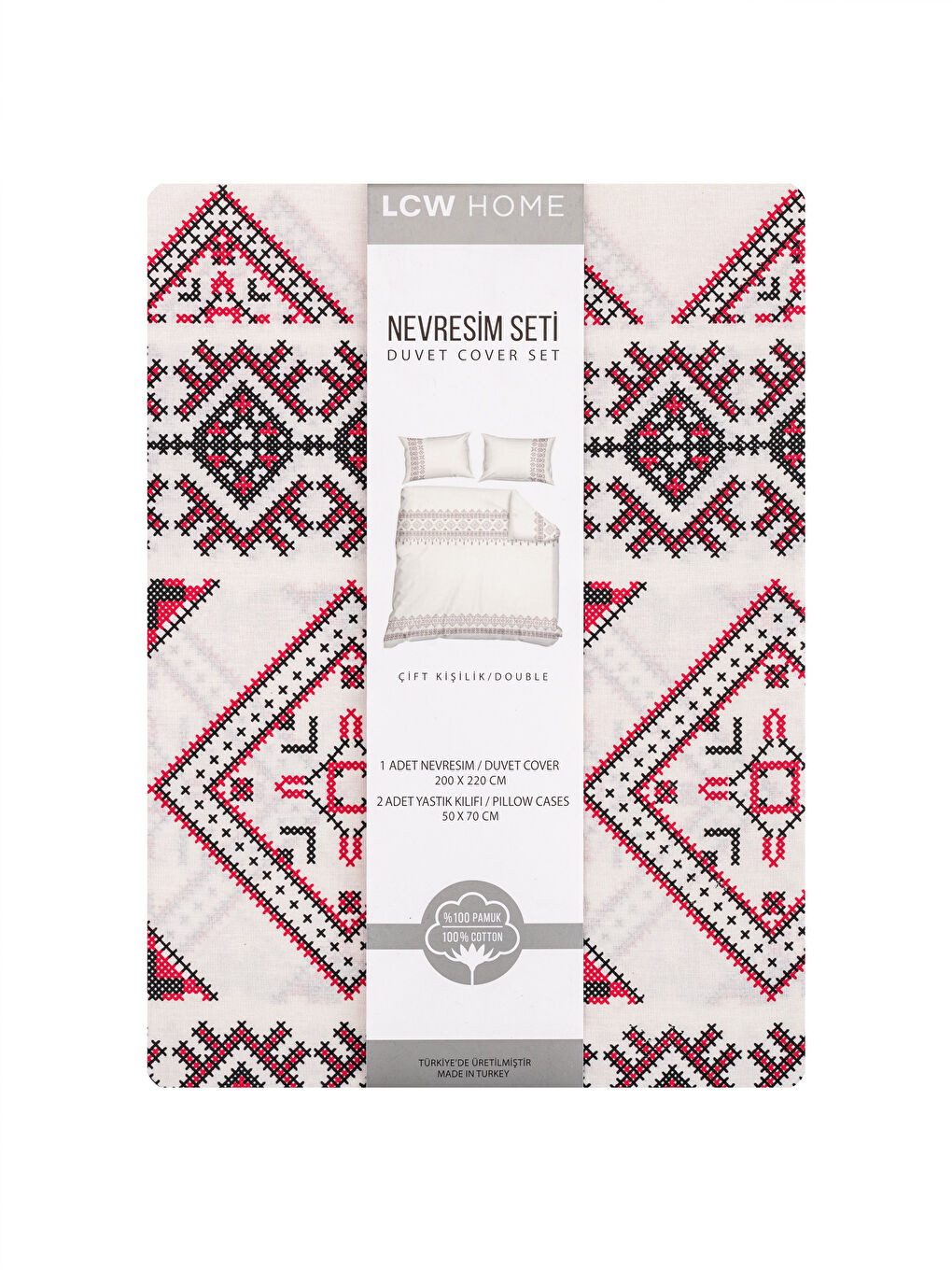 Printed Cotton Double Duvet Cover Set-6