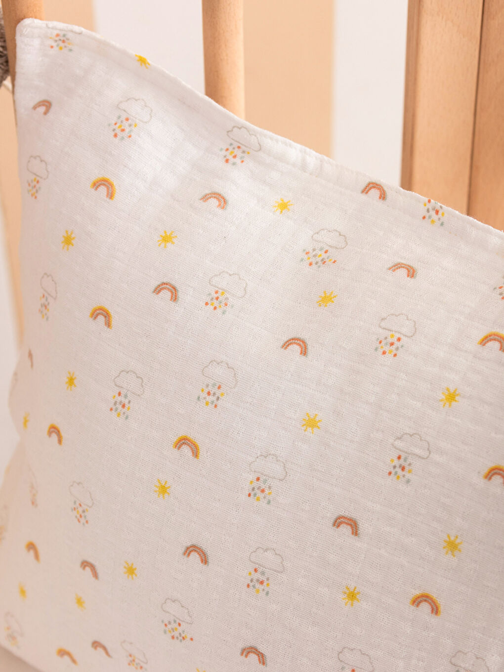 LCW HOME Printed Muslin Baby Girl Bedding Set -S3HR58Z1-F9C