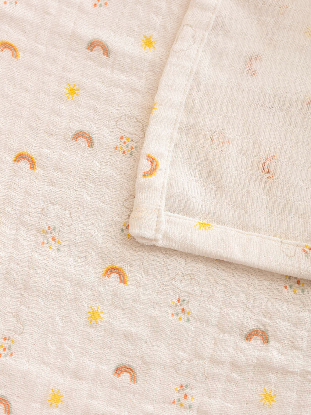 LCW HOME Printed Muslin Baby Girl Bedding Set -S3HR58Z1-F9C