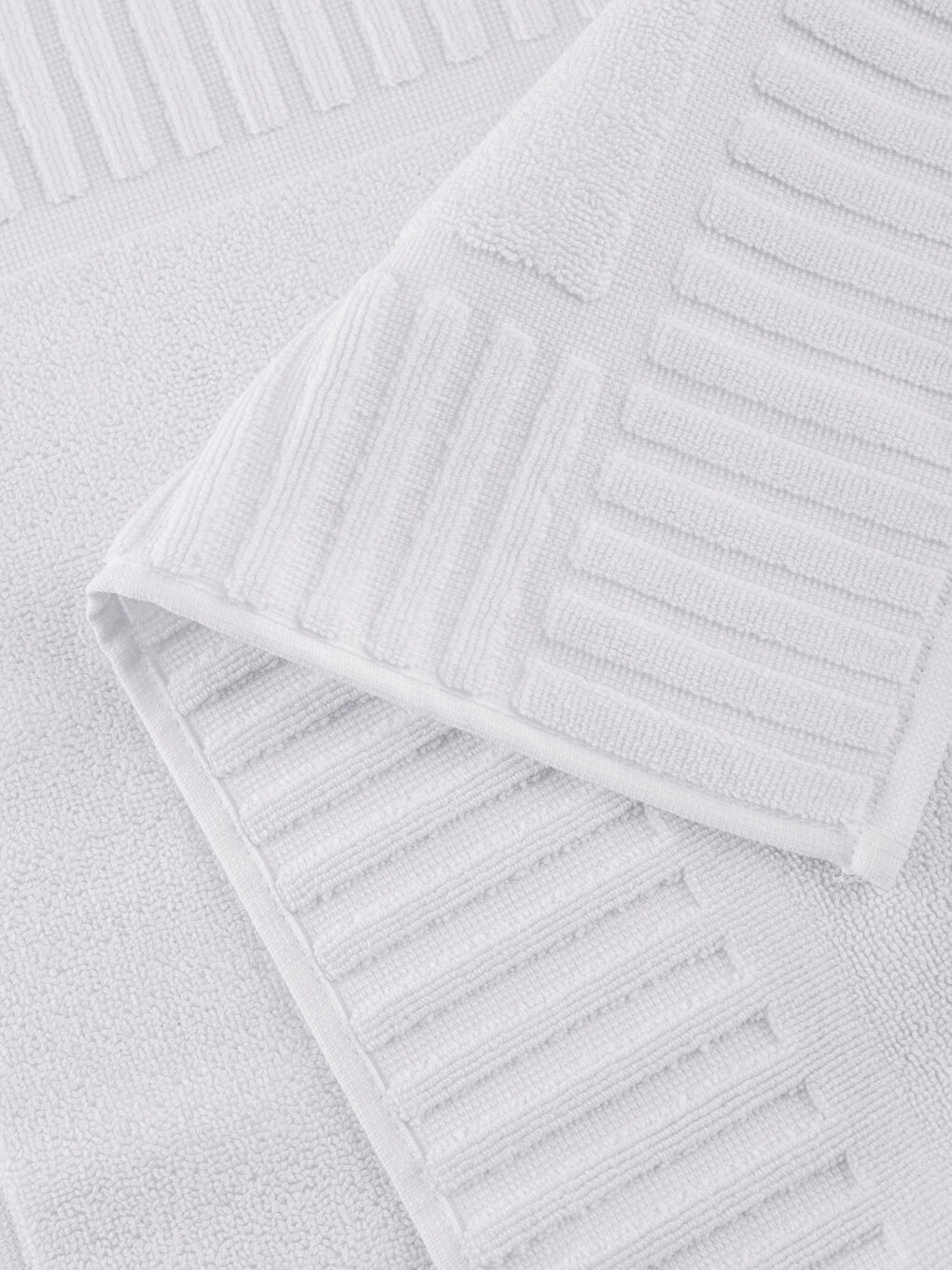 Serviette de bain en coton uni pour les pieds 50x70-3