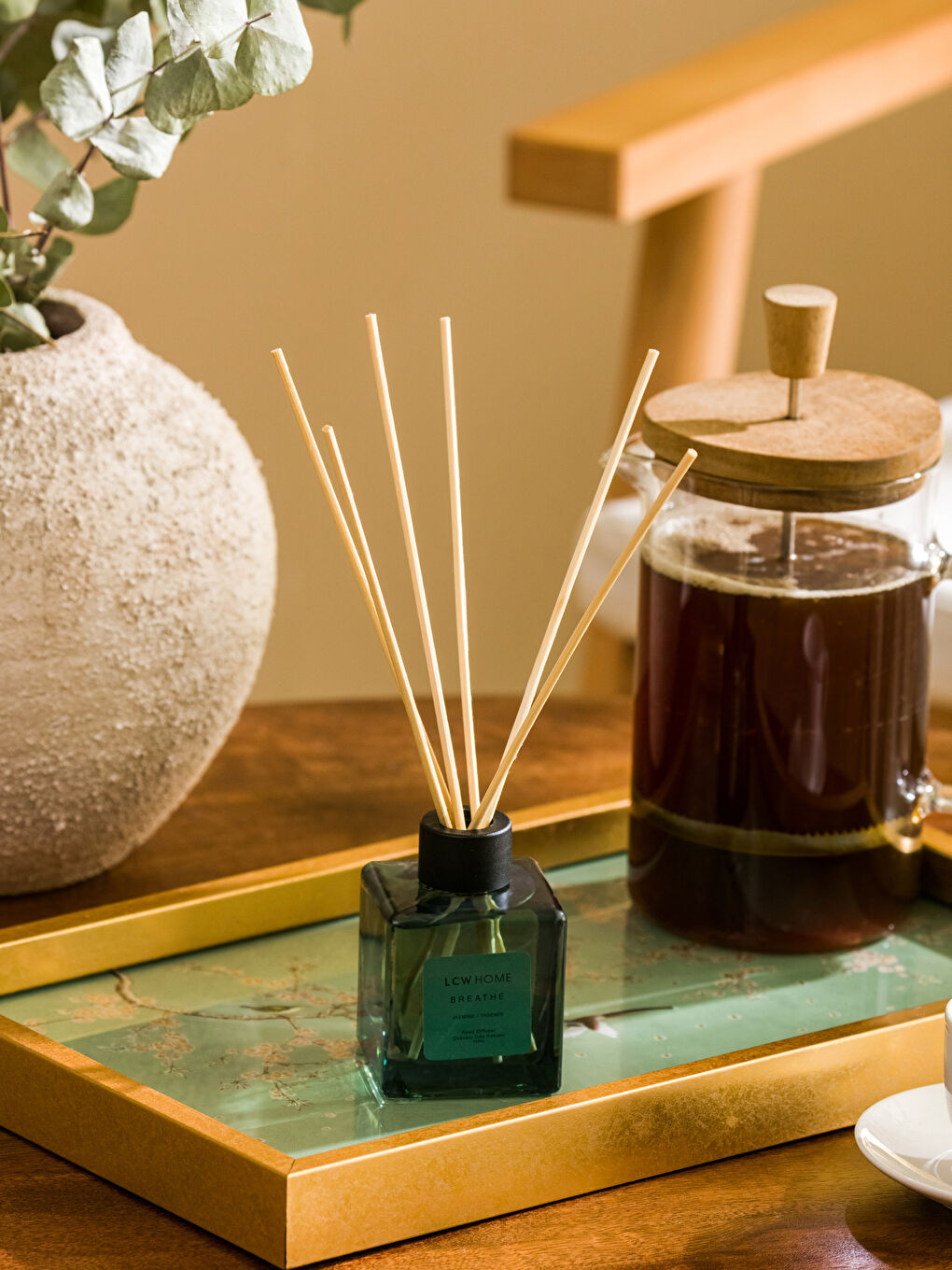 Diffuseur de Parfum d'Intérieur aux Bâtonnets Senteur Jasmin 100 ml