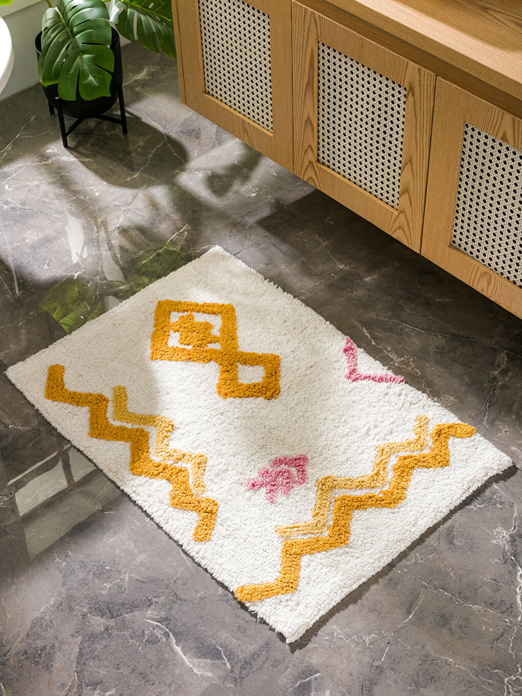 Коврик для ванной с принтом 60x90 см