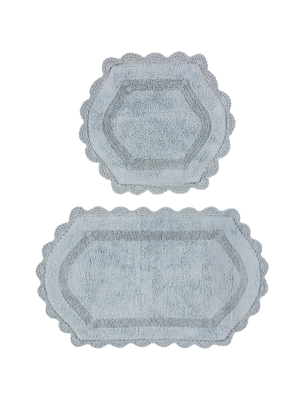 سجادة حمام بتفاصيل دانتيل جوج ديال الباكات-6