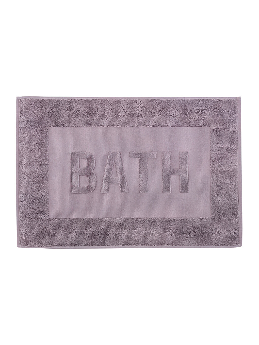 Lila Desenli Banyo Ayak Havlusu 50x70 Cm-4