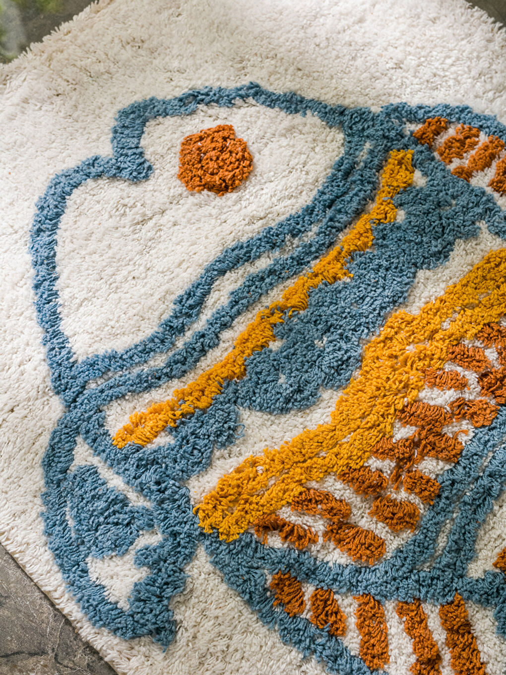 Karışık Desenli Banyo Paspası 50x80 cm-1