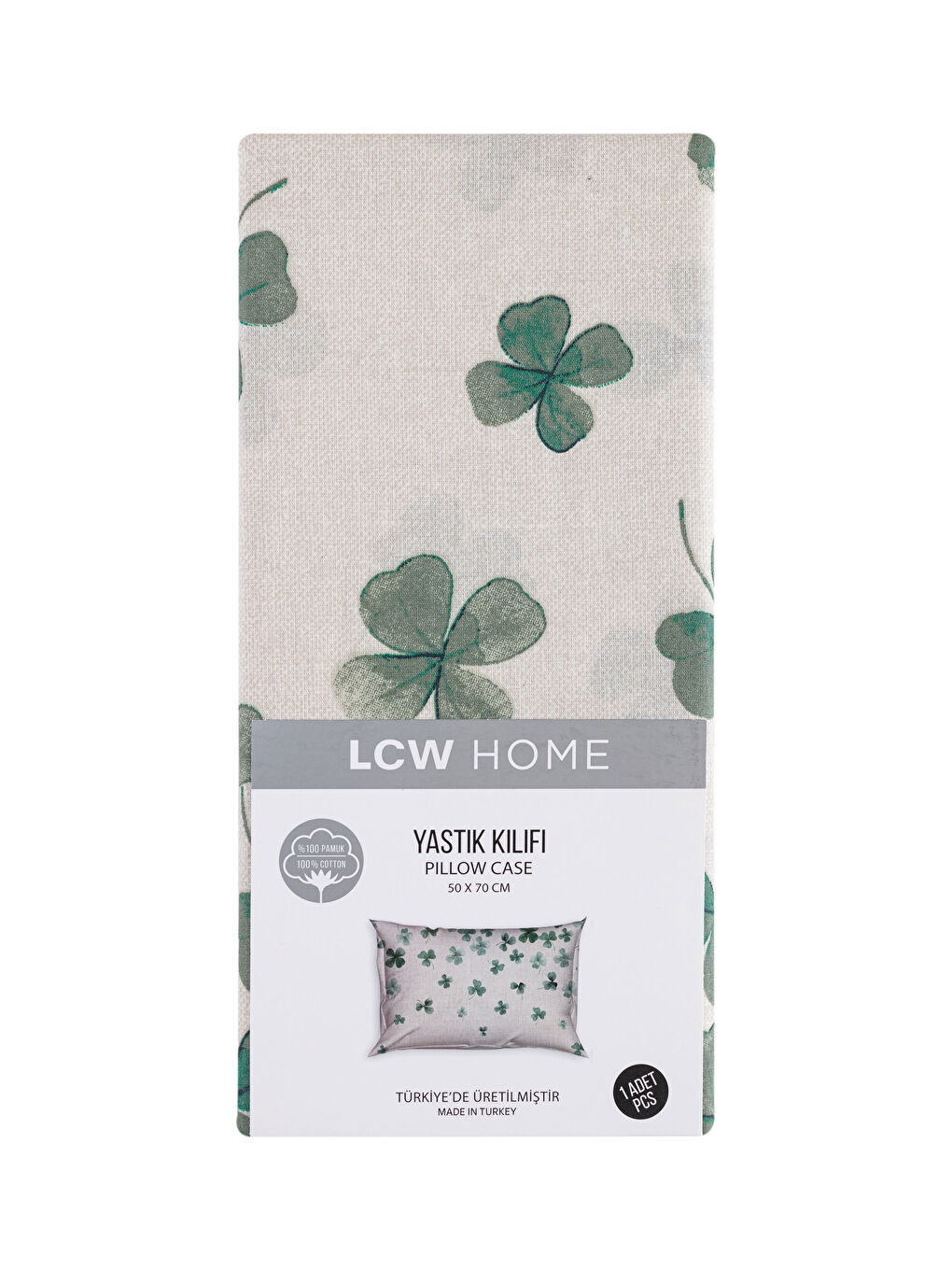 Karışık Çiçek Desenli Yastık Kılıfı 50x70 cm-3