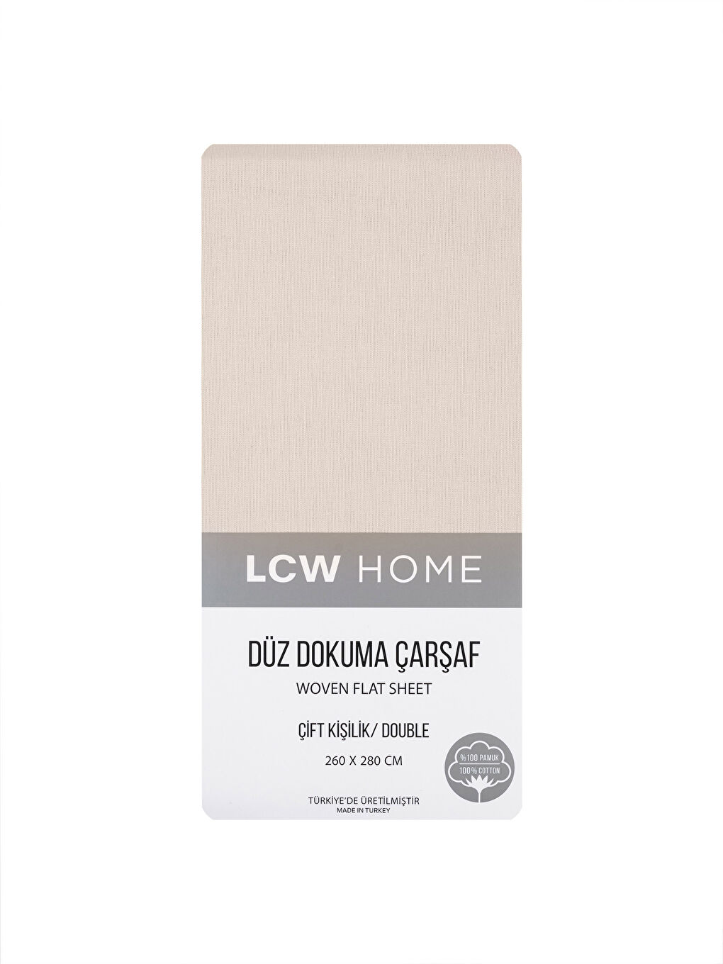 Plain Cotton Double Bed Sheet 260x280 Cm -S3I484Z8-D2Y
